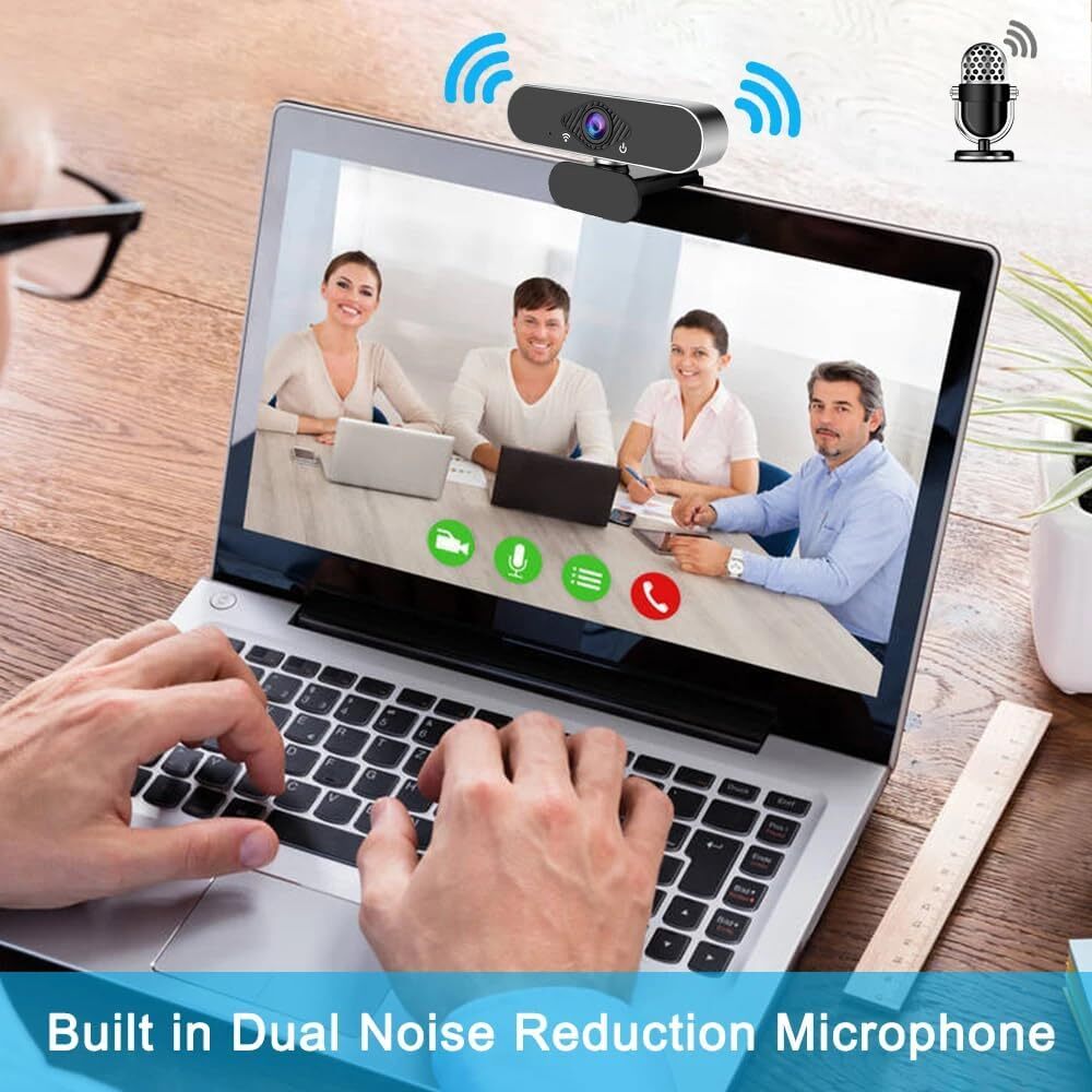 1080P Full HD USB Webcam for PC Desktop,Laptop Web Camera with Microphone Lot