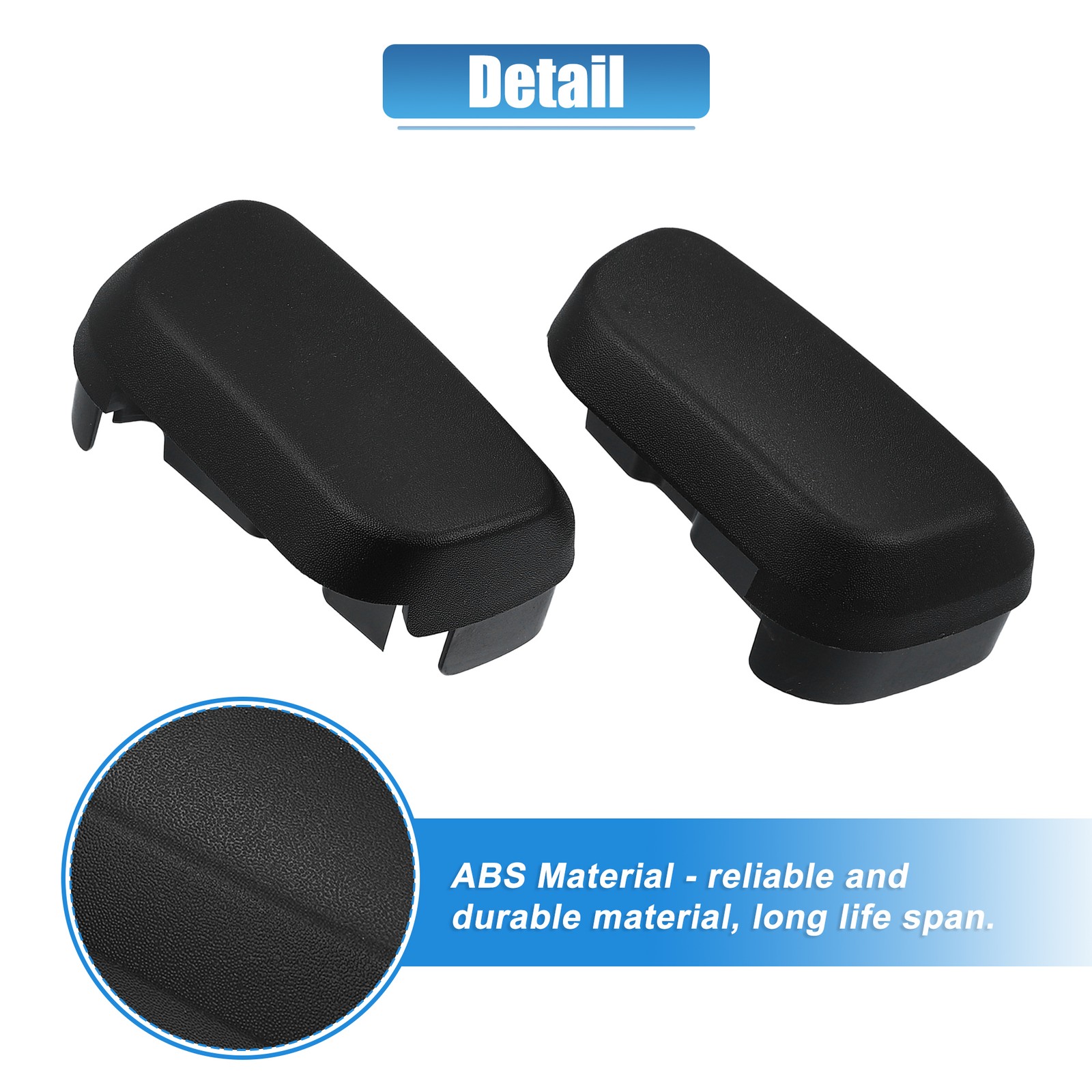 Piece of 2 Running Board End Cap 68193113AA fit for Ram 1500 2013-2022