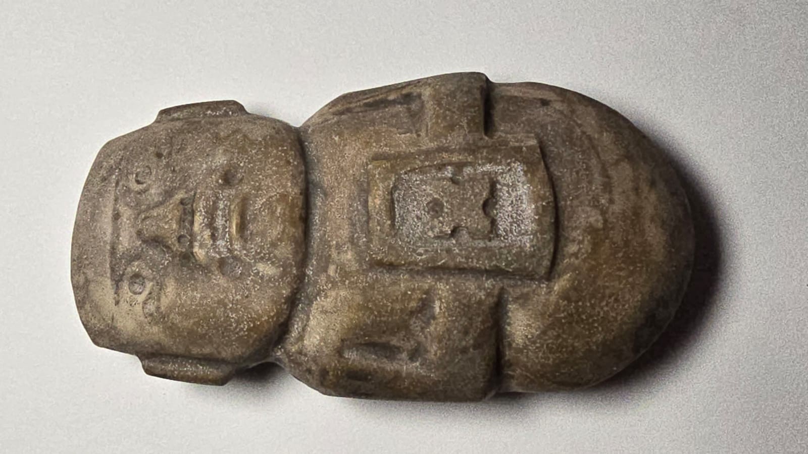 Precolumbian Serpentine olmec Axe Standing Figure 1200BC 400AD