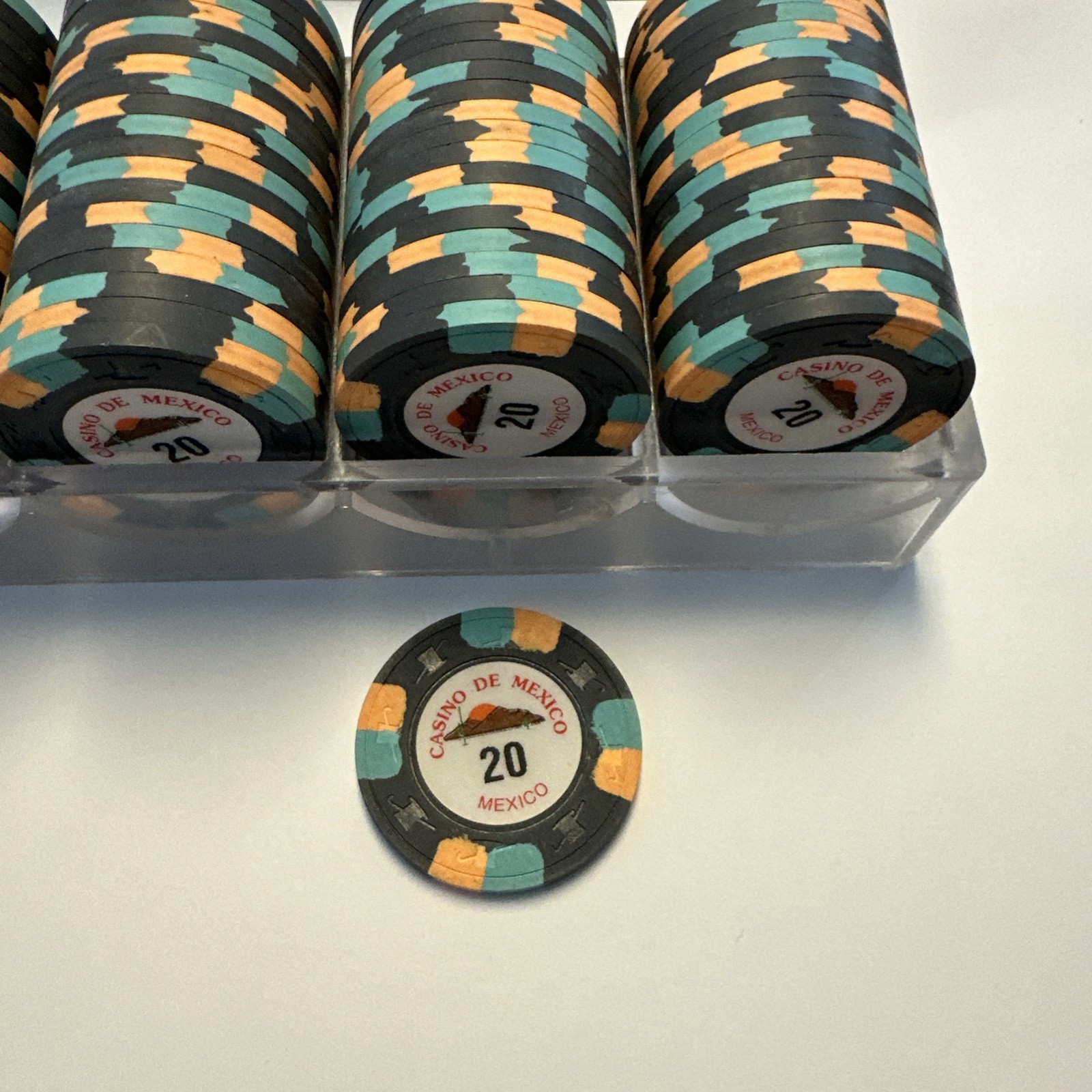 Casino Chip $20 Casino De Mexico chip count 99￼