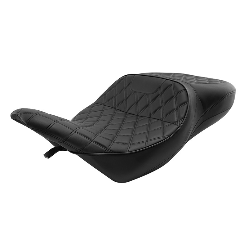 Driver Passenger Seat Low-Pro For Harley Touring Electra Glide Classic 1997-2007