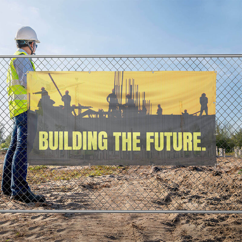 Anley Custom Mesh Banners Personalized Banner Print Your Own Logo Image