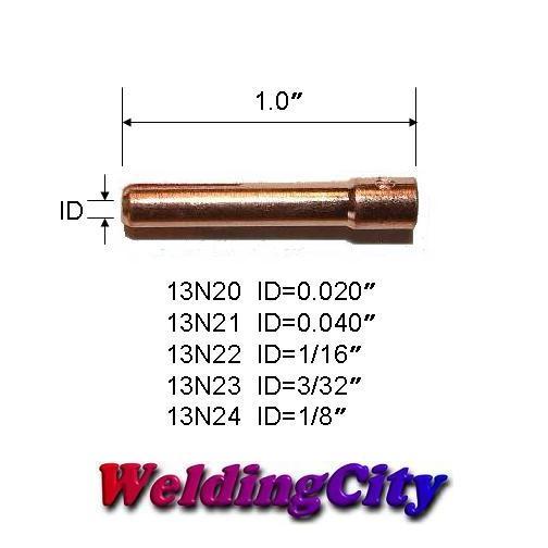 WeldingCity® 10-pk Collet 13N23 3/32" for TIG Welding Torch 9/20/25 | US Seller