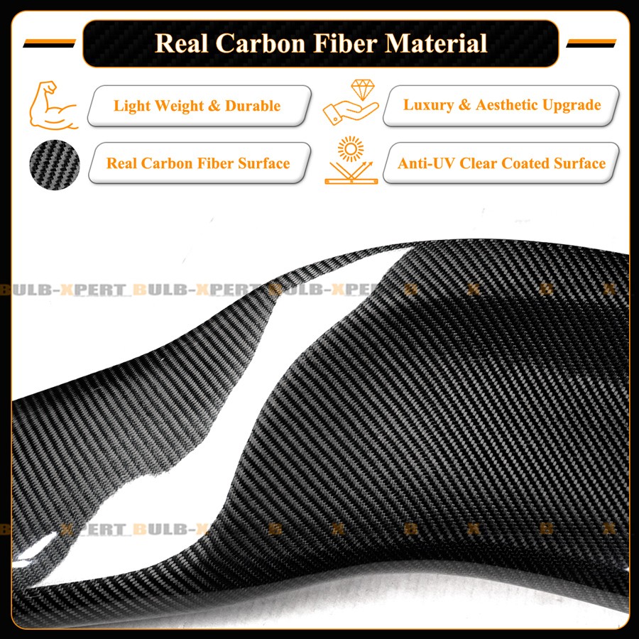 For 15-25 Lexus RC200t RC300 RC350 R Style Carbon Fiber Highkick Trunk Spoiler