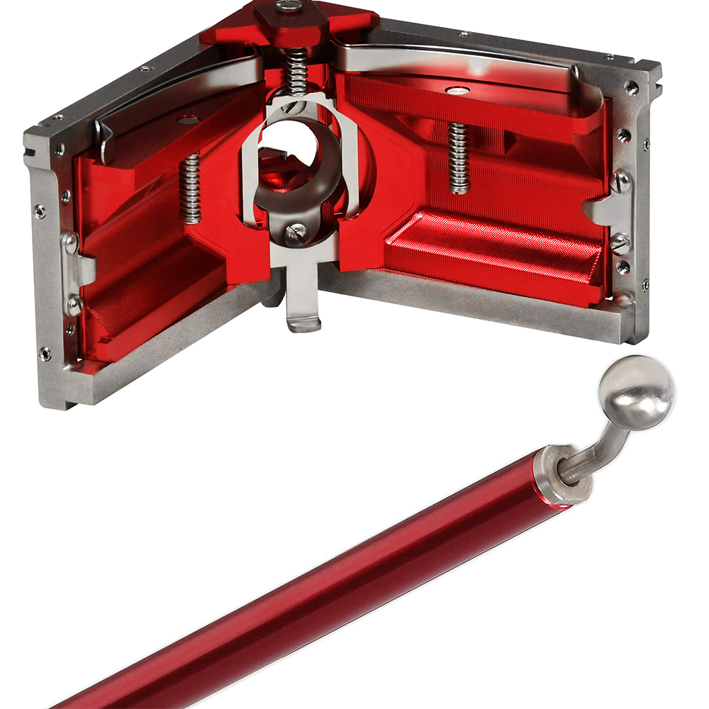 LEVEL5 Drywall Tools - 4" Corner Finisher (Angle Head) + 54" Handle | 4-535