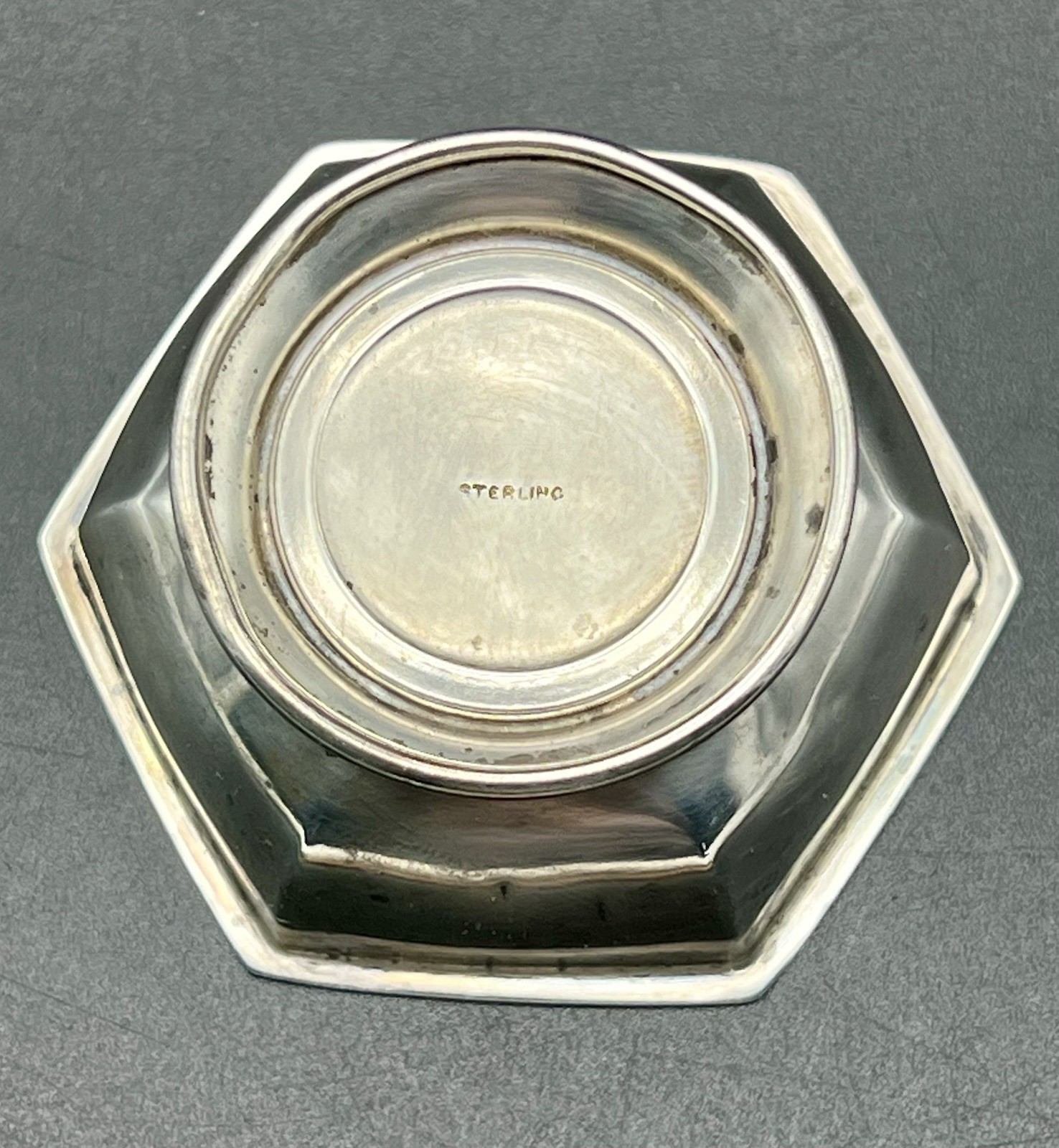 Vintage Sterling Silver 925 Salt Cellars, Mixed. 33 Grams- Photos.