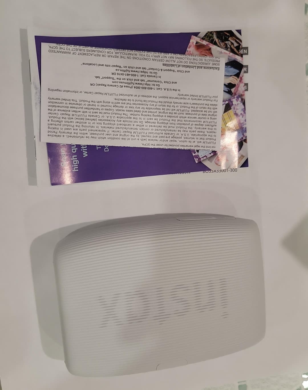 Fujifilm Instax Mini Link 3 Printer (Clay White) open box