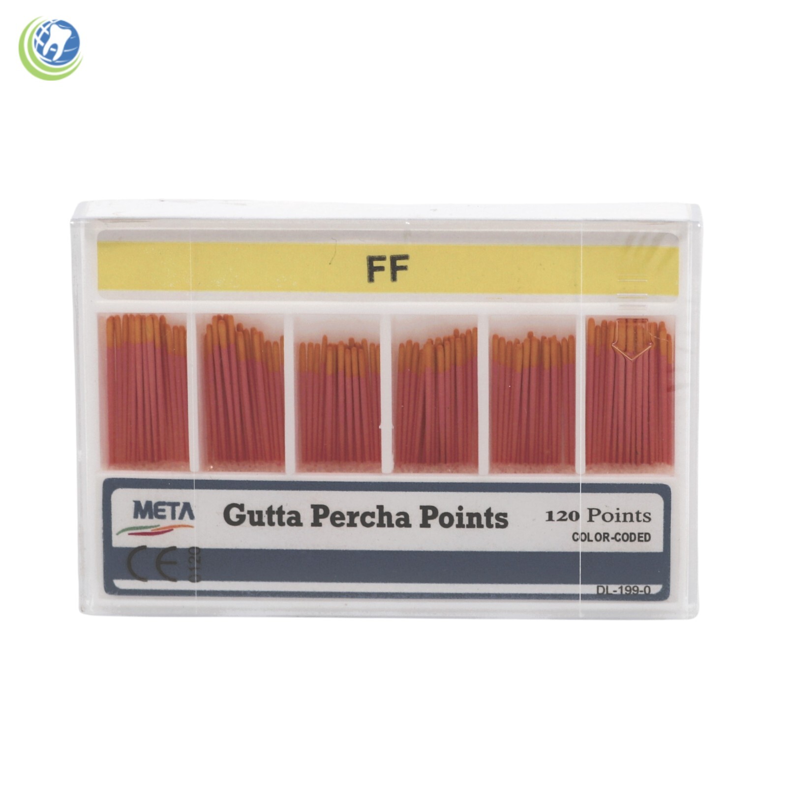 Gutta Percha Points FF 120/Box Vial Endodontic Obturation Dental Emporium