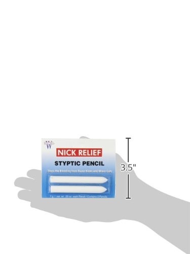 Woltra Nick Relief Styptic Pencil Small, 0.25 Ounce 2 ct choose your pack