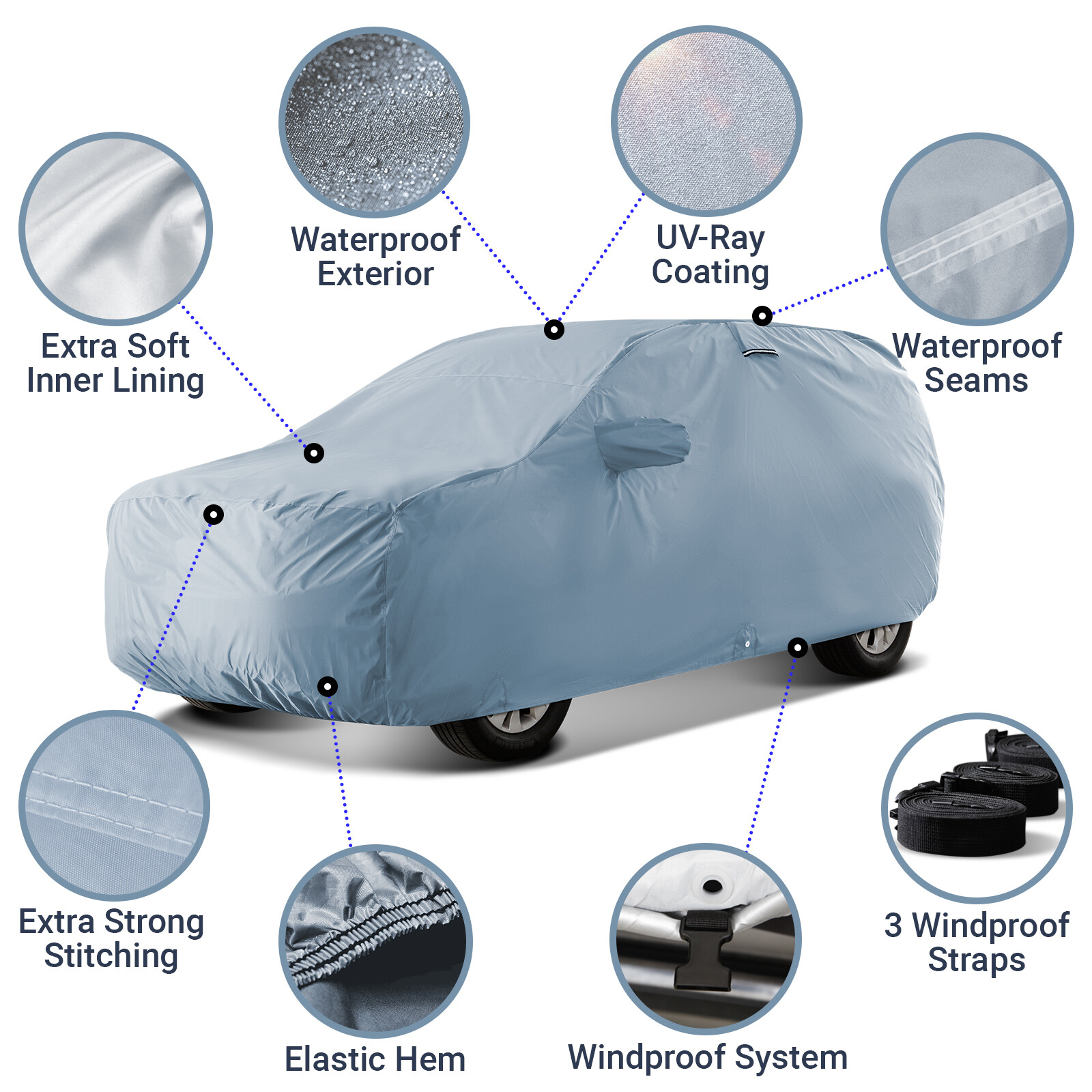 100% Waterproof / All Weather For [Suzuki Samurai] Premium Custom SUV Car Cover