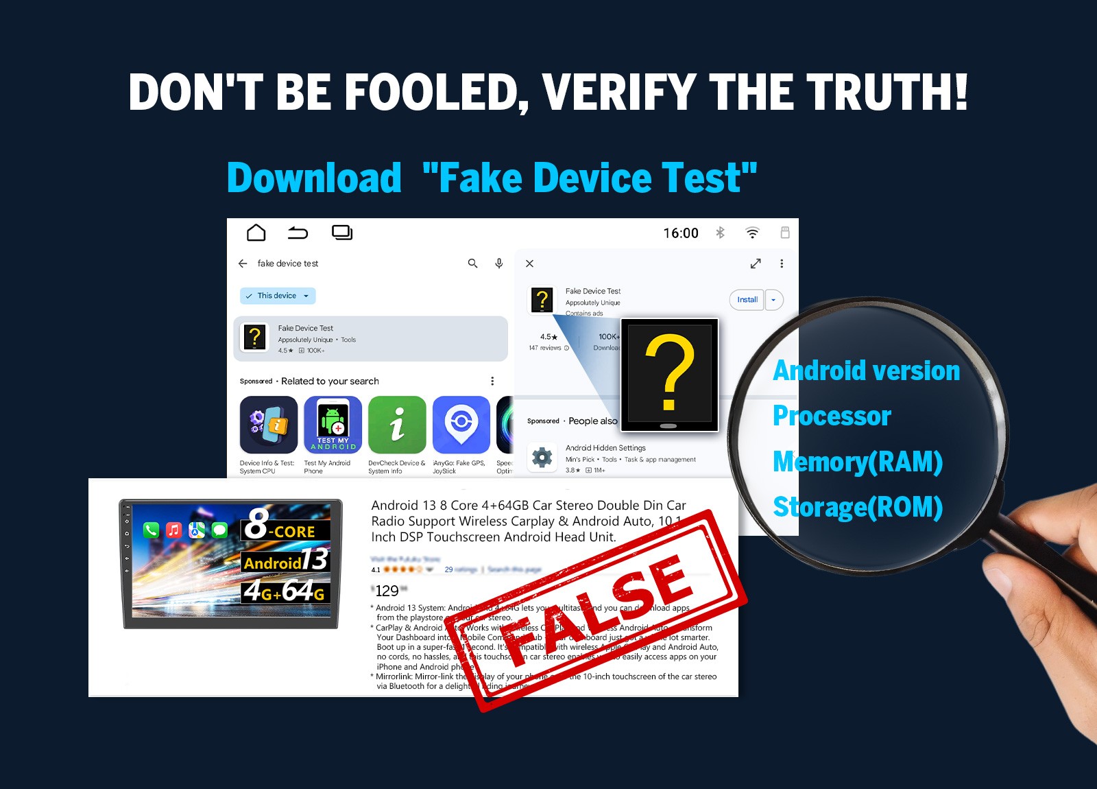 VWX6S Android 9" QLED 6+64GB for VW Tiguan Car Stereo Radio CarPlay GPS+CAM+DVR