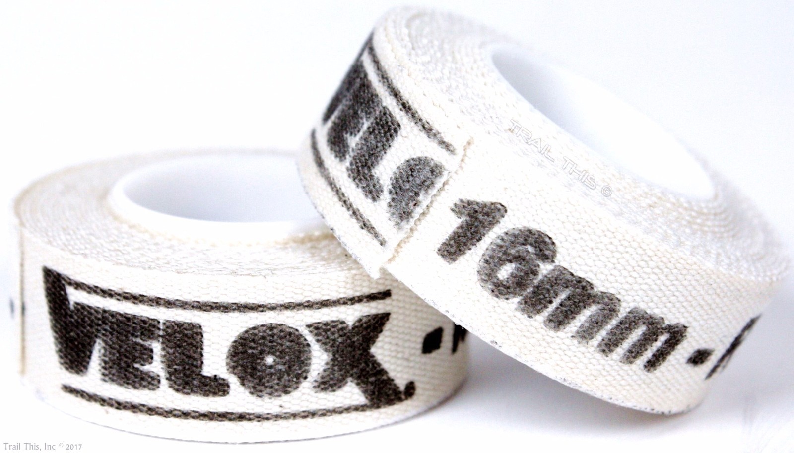 2-Rolls Velox 700c x 16mm Cloth Cotton Adhesive Road Bike Rim Strip Wheel Tape