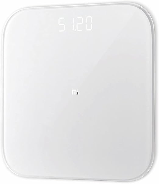 Xiaomi mi Smart Scale 2 Weight Loss Test Health with Mi Fit App, White