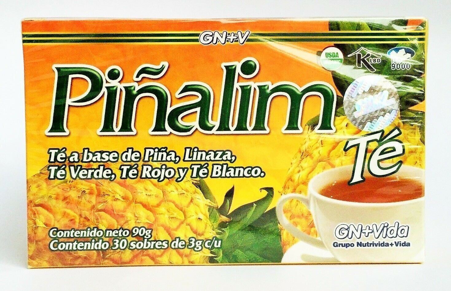 2 Te Pinalim Tea GN+Vida ENVIO GRATIS 60 days Pinalim Pineapple Diet FREE SHIP