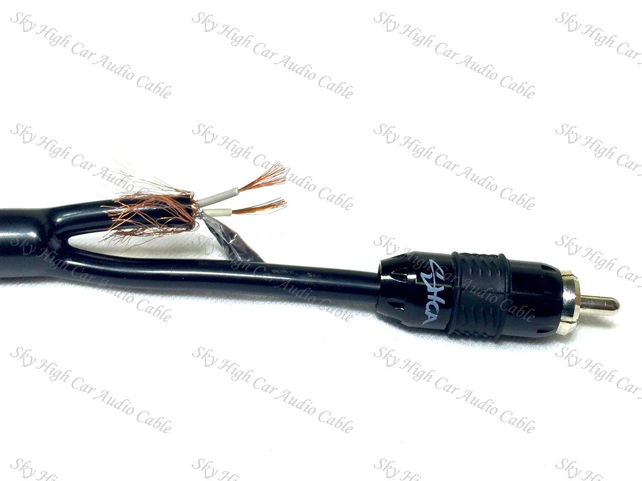 Sky High Car Audio Premium 1 Male to 2 Female RCA Splitter OFC Signal Noise 1M2F