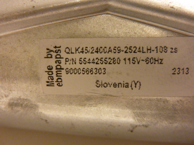 Ebmpapst tangential Cross flow blower QLK45/2400 WOOD STOVE CLASS H NEW