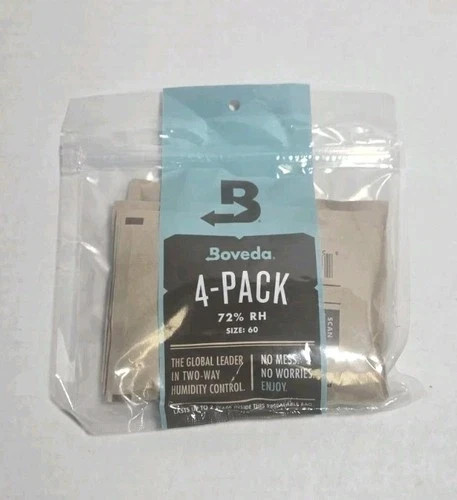Boveda 72% Two-Way Humidity Control Packs 60grams 4 Pack