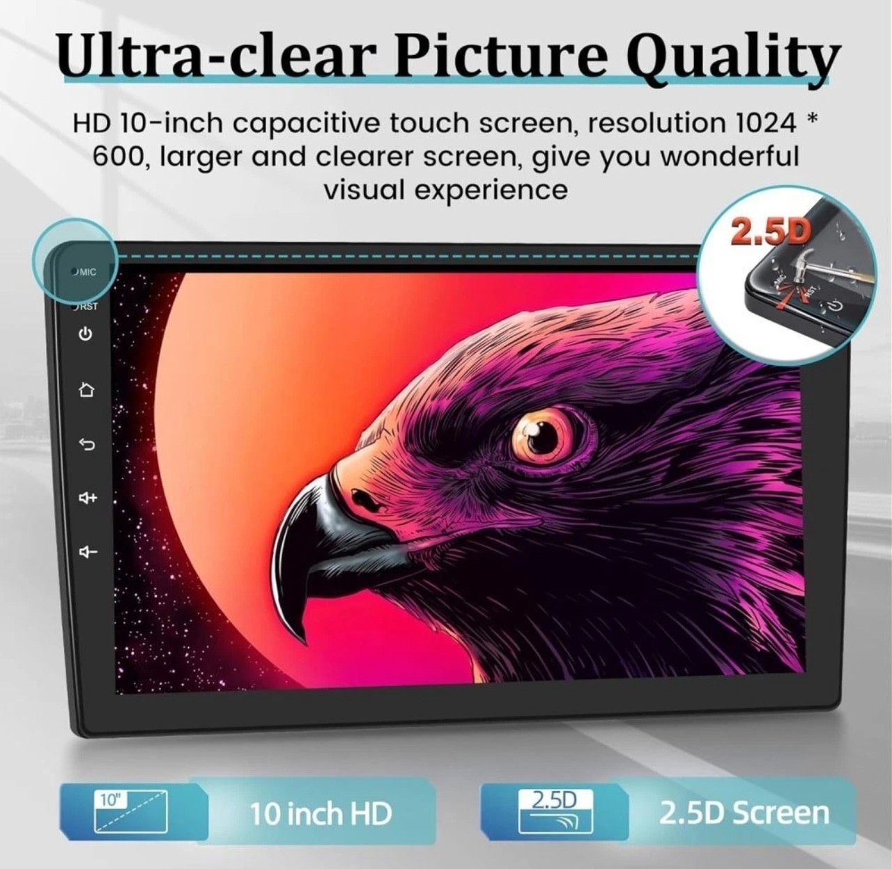 Toyota RAV4 2013-2018 4+ 64G 10.1“ screen Stereo Radio Carplay Android 14 GPS O