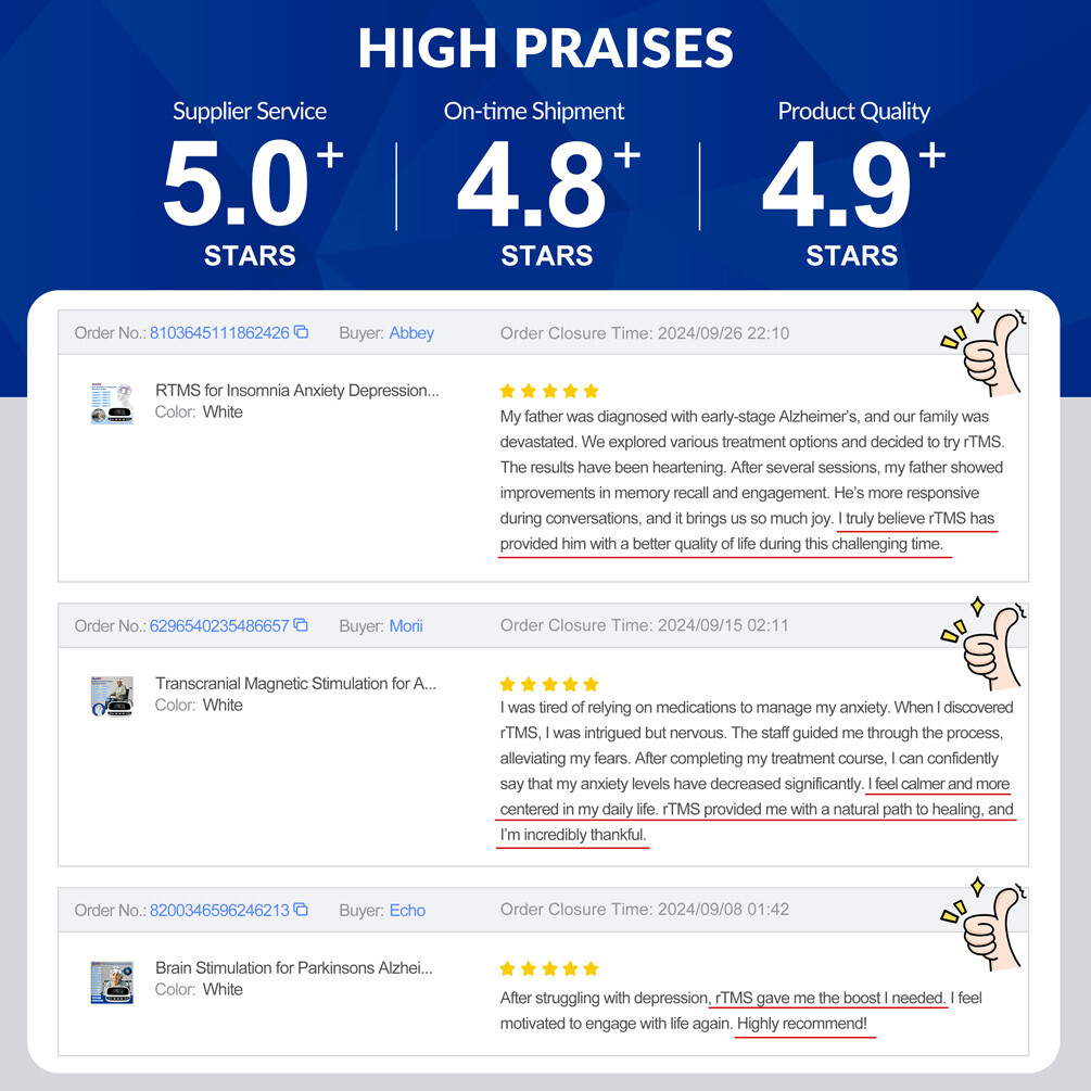 Transcranial Magnetic Stimulation MachineforDepression RTMS Treatment Insomnia O