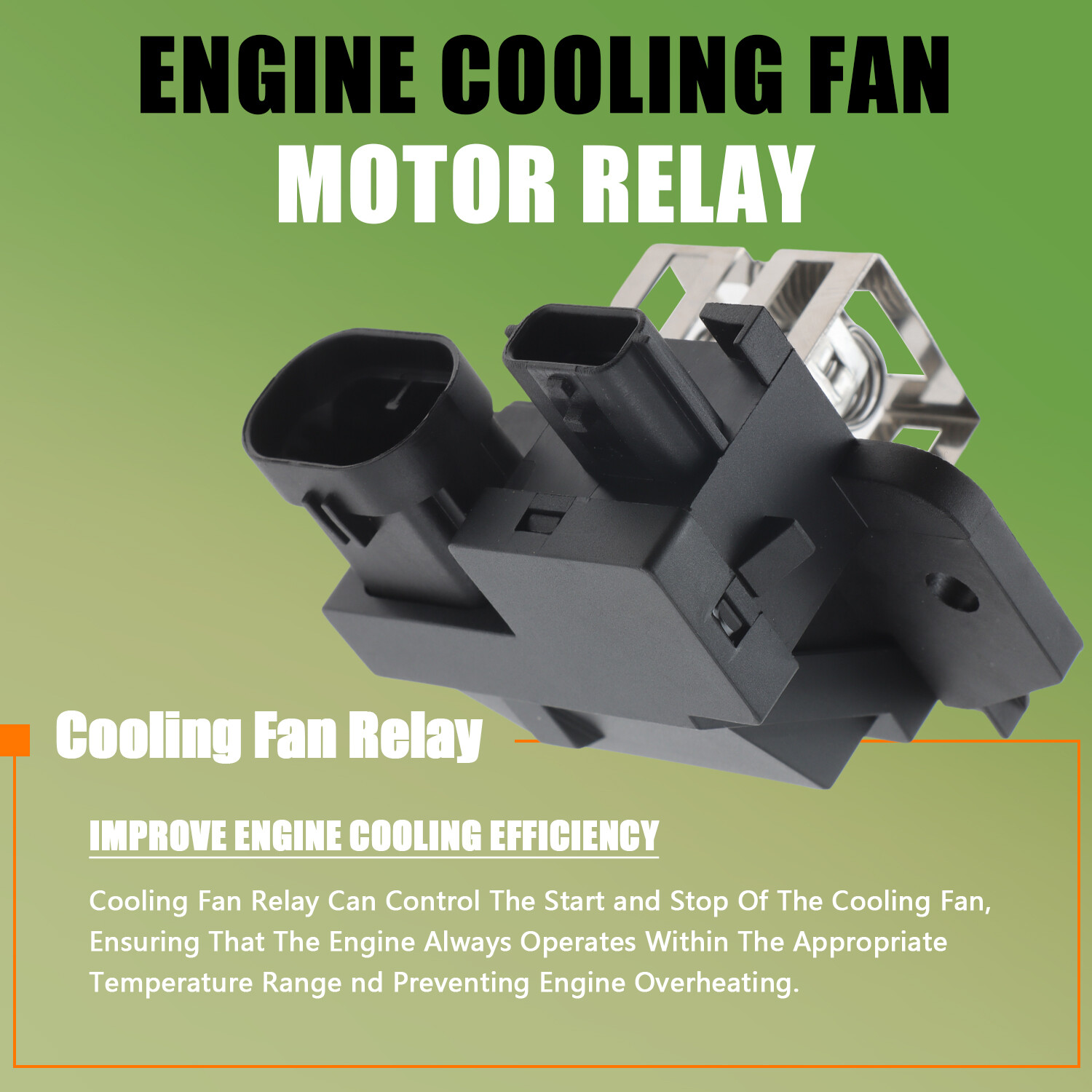 Engine Cooling Fan Relay for Nissan Kicks Versa Sentra 2020-2023 25230-00Q0J