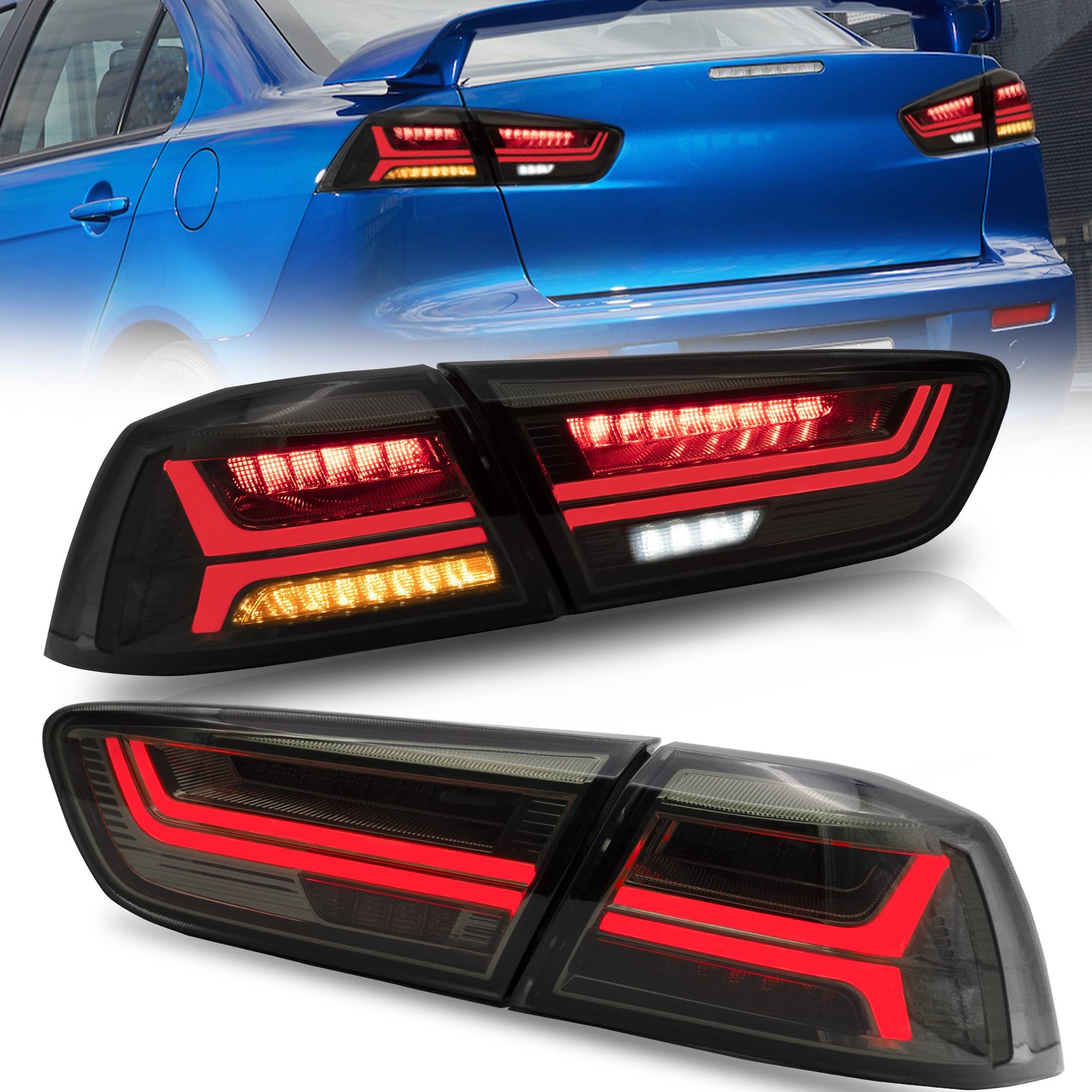 Tail lights Assembly for Mitsubishi Lancer & EVO X 2008-2021