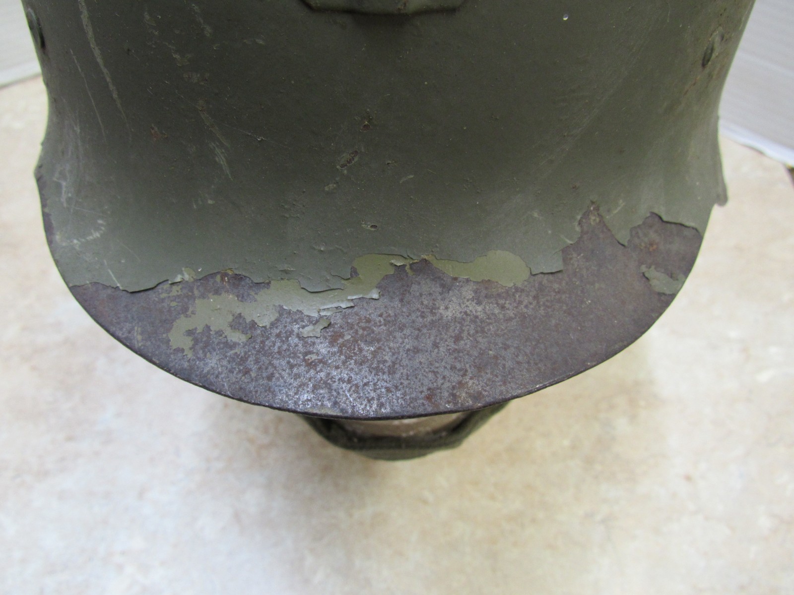 Original WW2 Era Spanish M42 Helmet Post War Liner Modelo Z