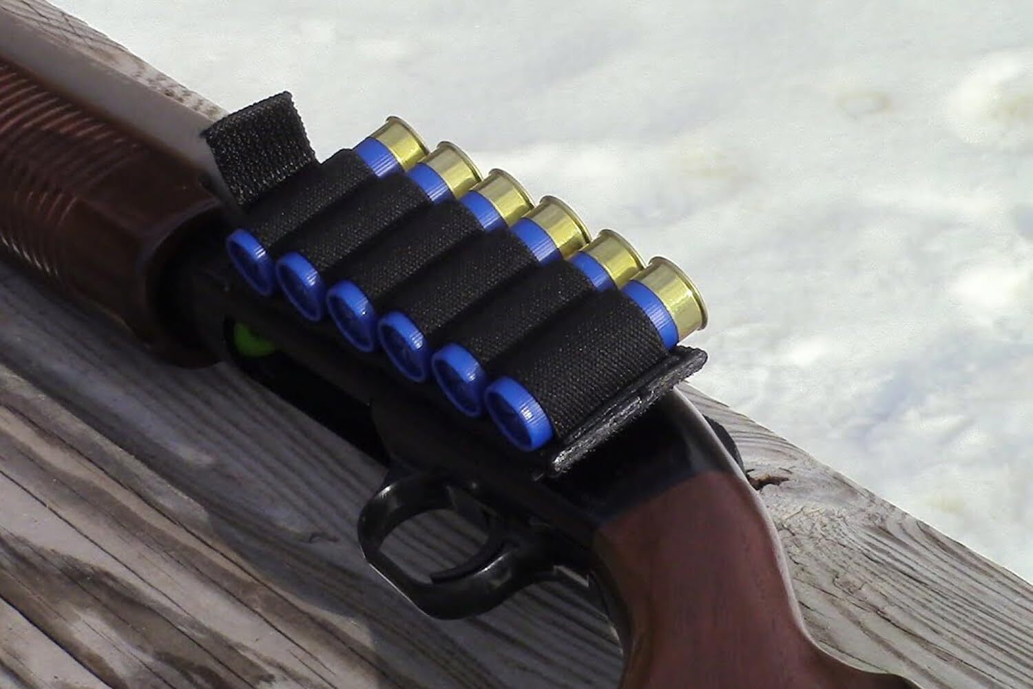 Tactical Molle 6 Rounds Shotgun Shell Holder Ammo Carrier Pouch for 12/20 Gauge