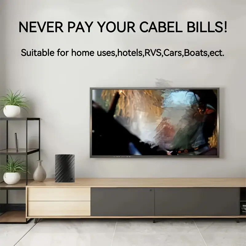 5600 Miles Digital TV Antenna 1080P 4K Waterproof HDTV Amplified Outdoor Indoor