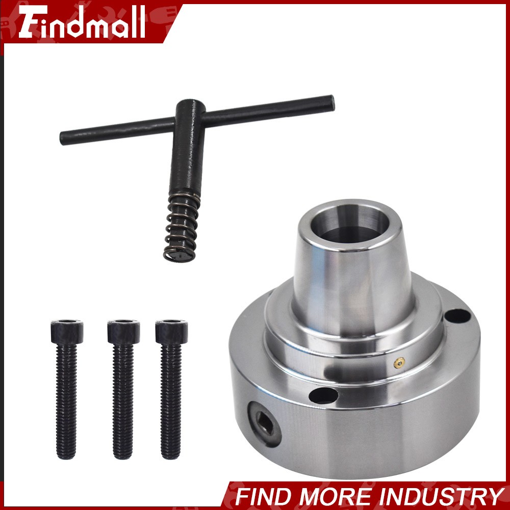 Findmall 5" 5C Collet Chuck Closer Lathe Plain Back Use 5C Collet 0.0006 TIR New