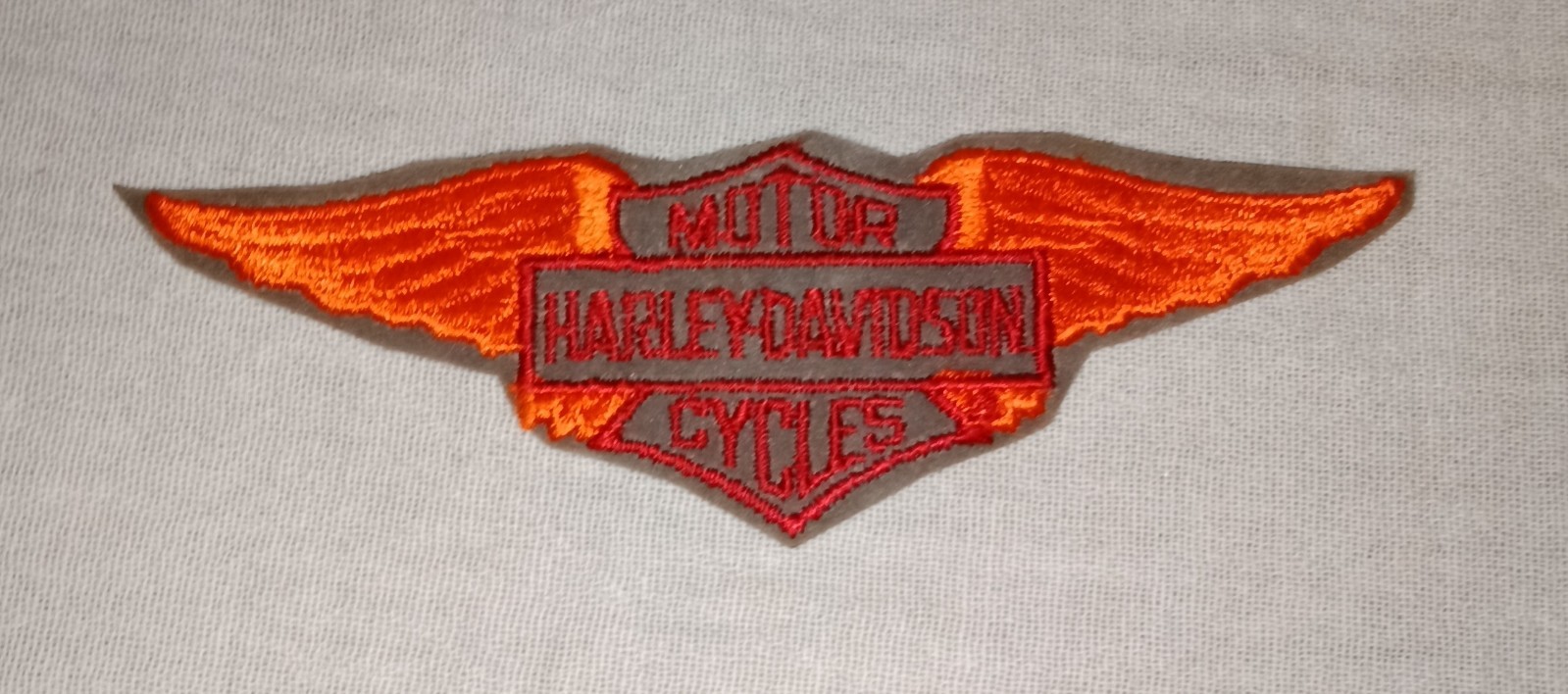 VINTAGE HARLEY DAVIDSON 5.5 INCH WINGS PATCH UNUSED NOS