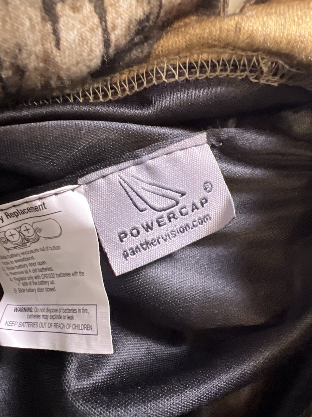 Panther Vision PowerCap Beanie #3555 Lighting Cap Headlamp Hands Free RealTree