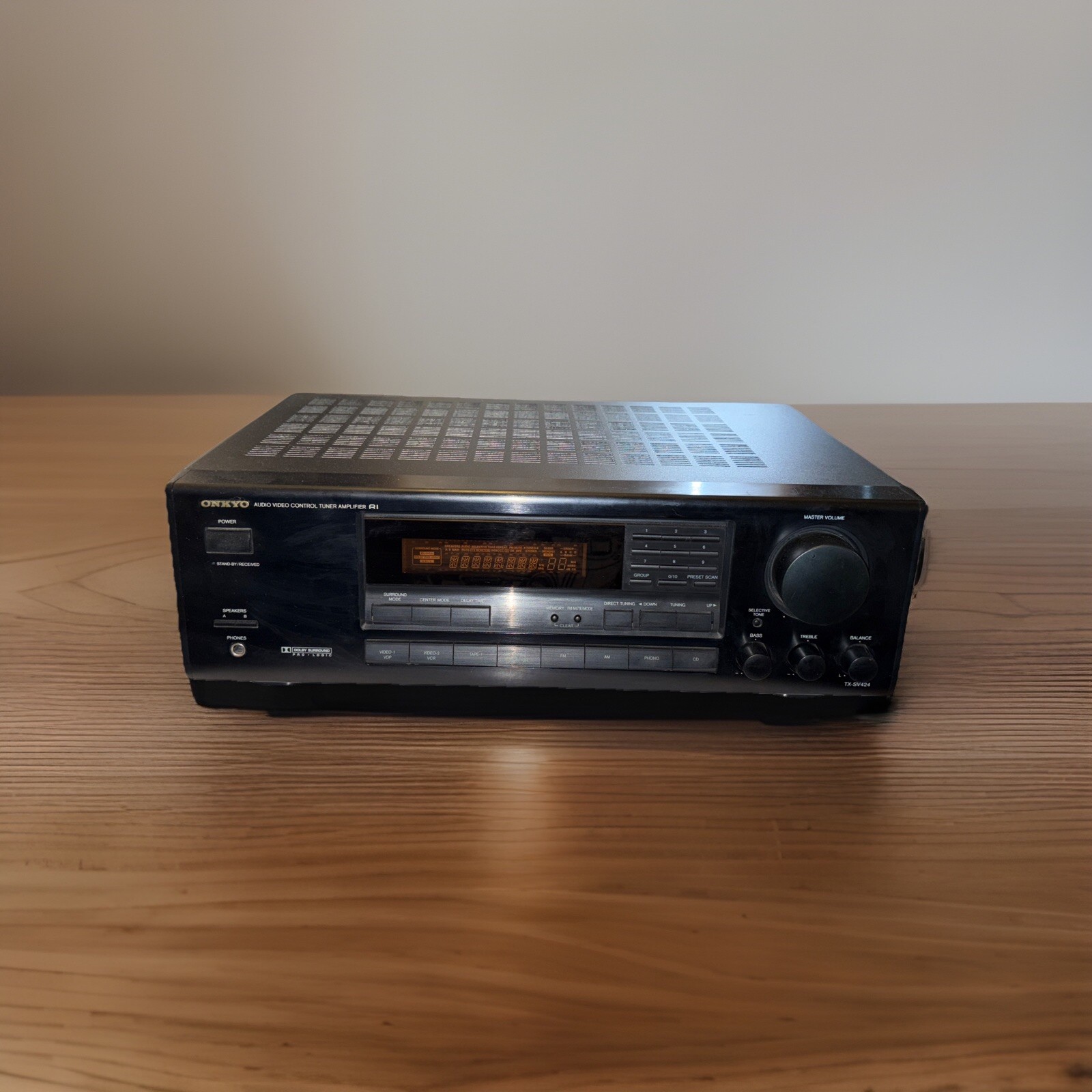 Vintage Onkyo TX-SV424 Receiver Surround Sound  Audio Video Controller Amplifier