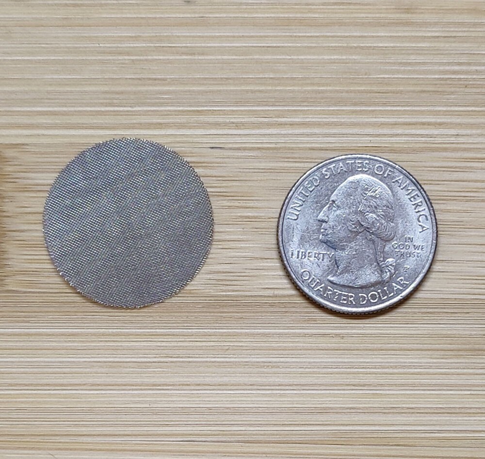 Stainless Steel Pipe Screens 1 inch, 100 count - Free Shipping, USA Made, HD