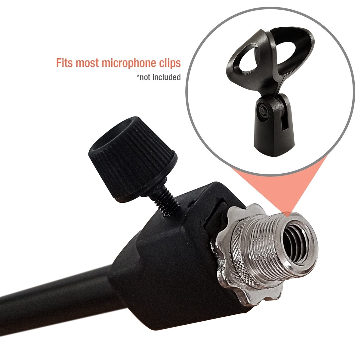 AxcessAbles MS-101L Low Profile Microphone Stand with Boom (2-Pack) - Open Box