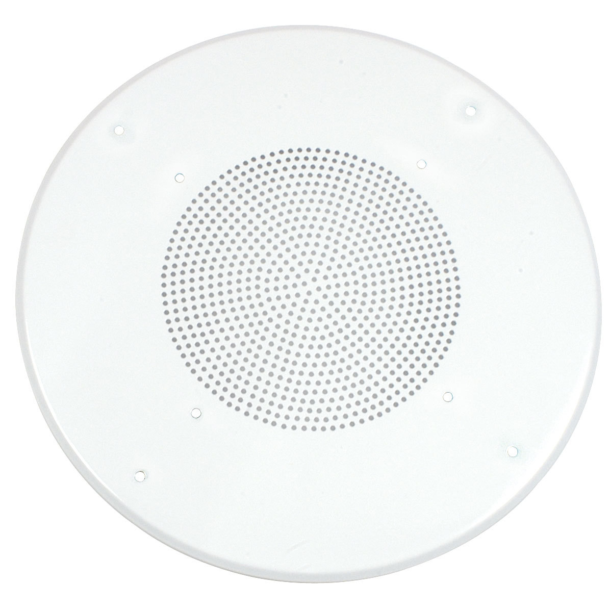 White Round Commercial Ceiling Speaker Grill for 8" Speaker