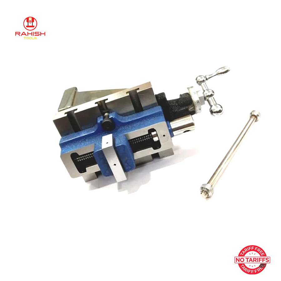 Lathe Vertical Milling Slide 4" x 5" Fixed Base With  2" Self Centering Vice USA