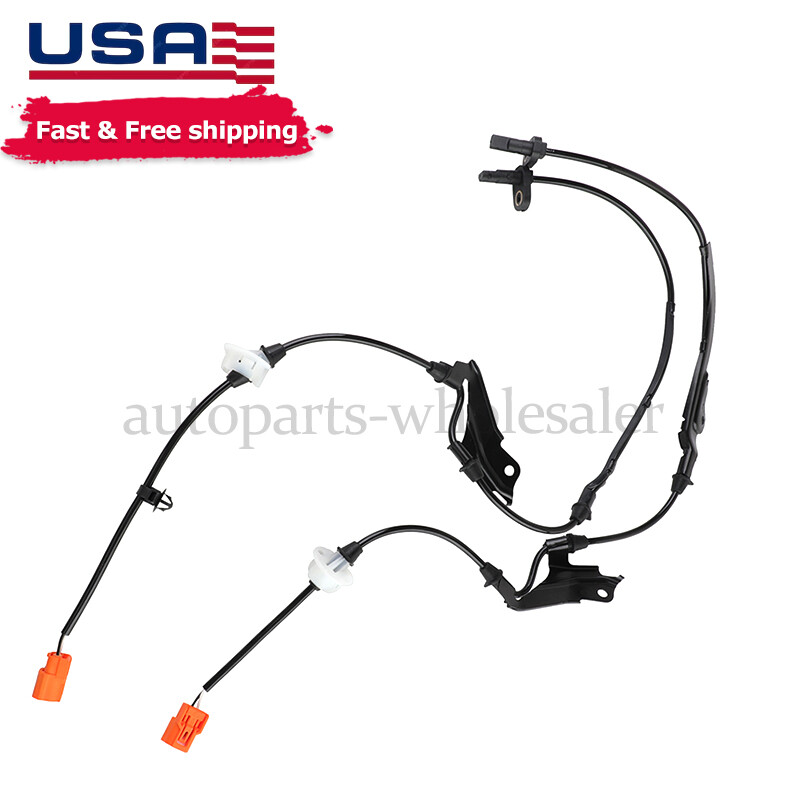 Front ABS Wheel Speed Sensor Pair Set of 2 For Honda Accord Acura TSX Sedan 4dr