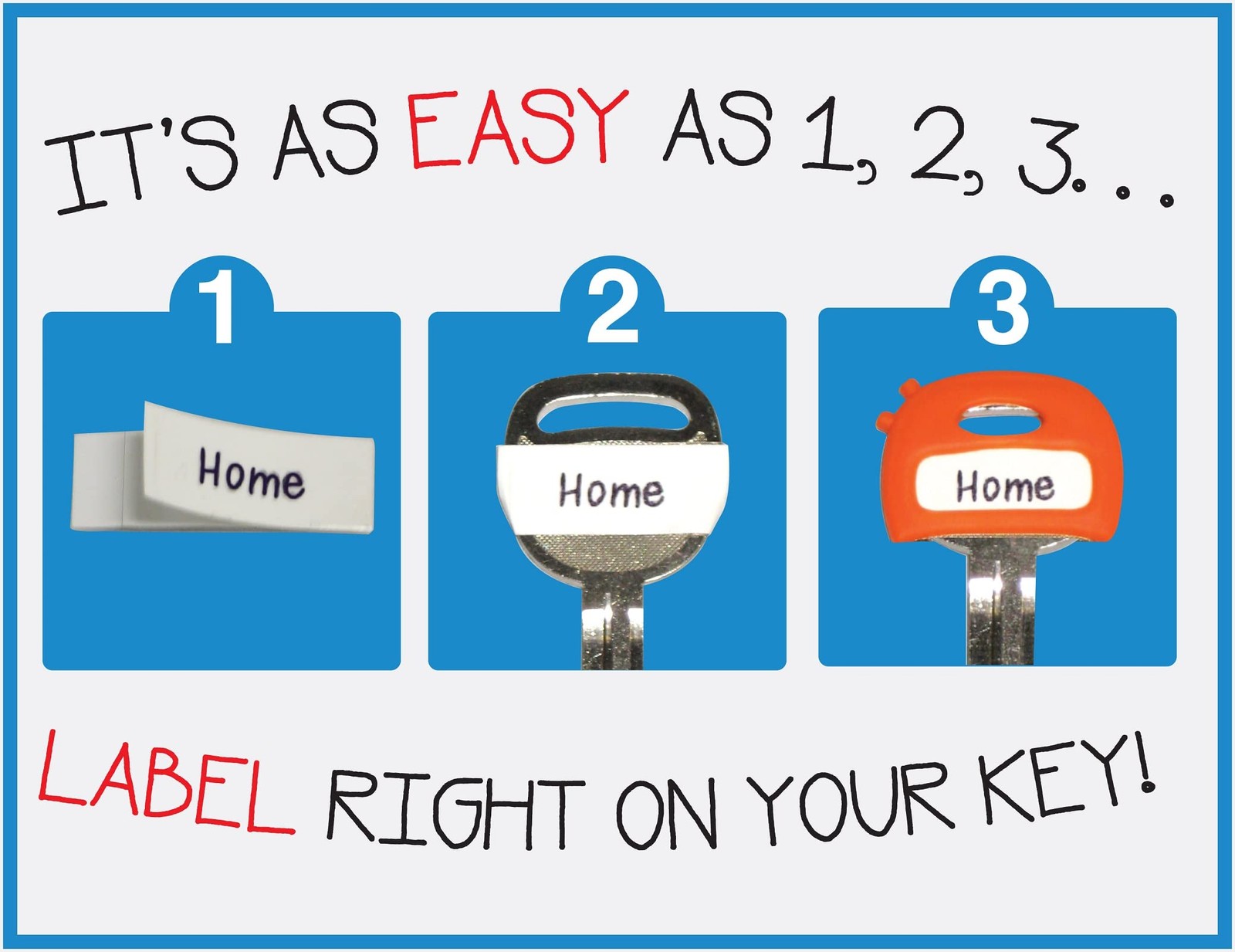 Label-Label Key Cap Covers. Free Key Chain and Labels. Stretchy Material. One...