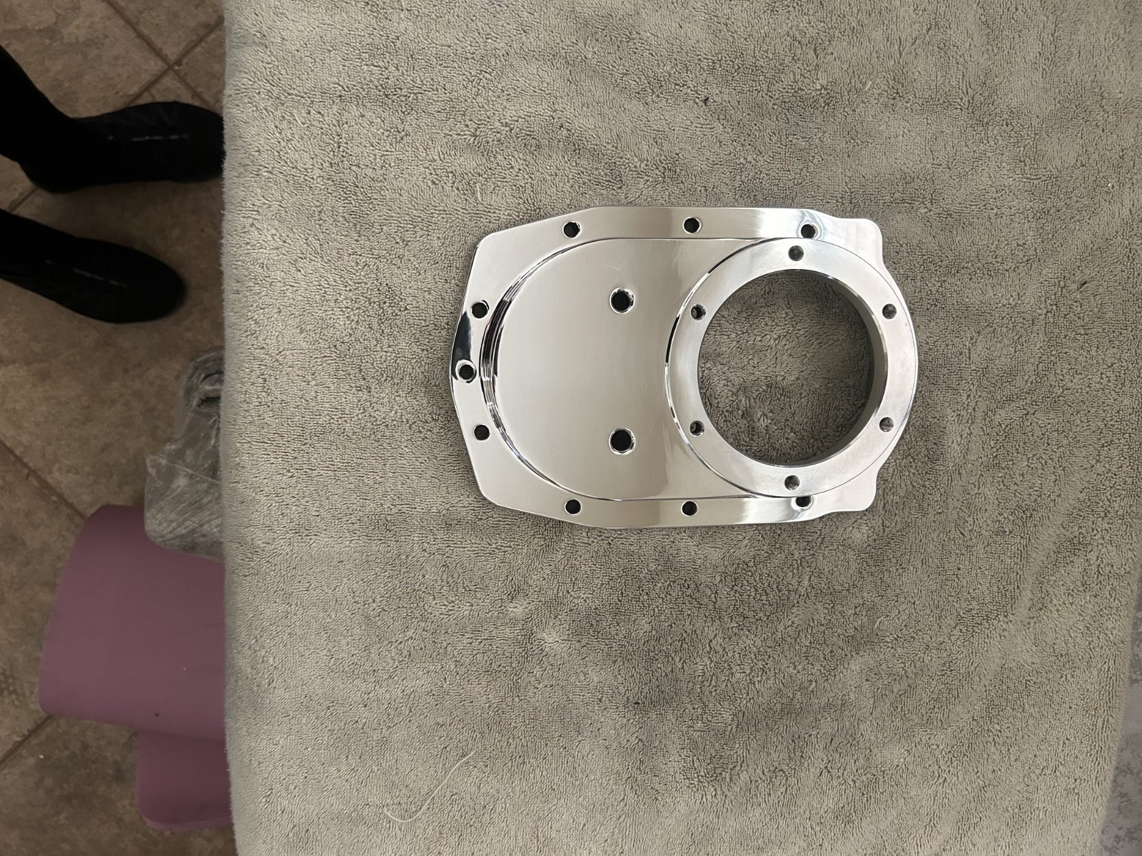 Mooneyham Blowers USA BILLET GMC FRONT COVER 471 thru 1671 show polished drag