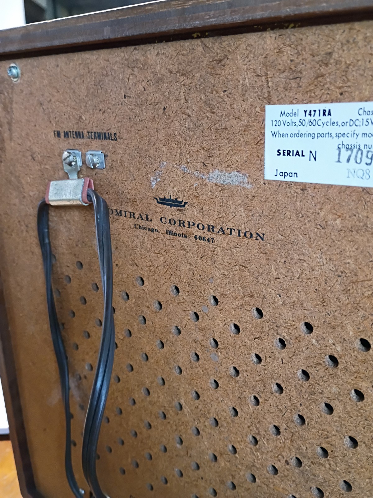 Rare 1966 Admiral Model Y471RA Transistor AM FM Radio - Works Watch Video