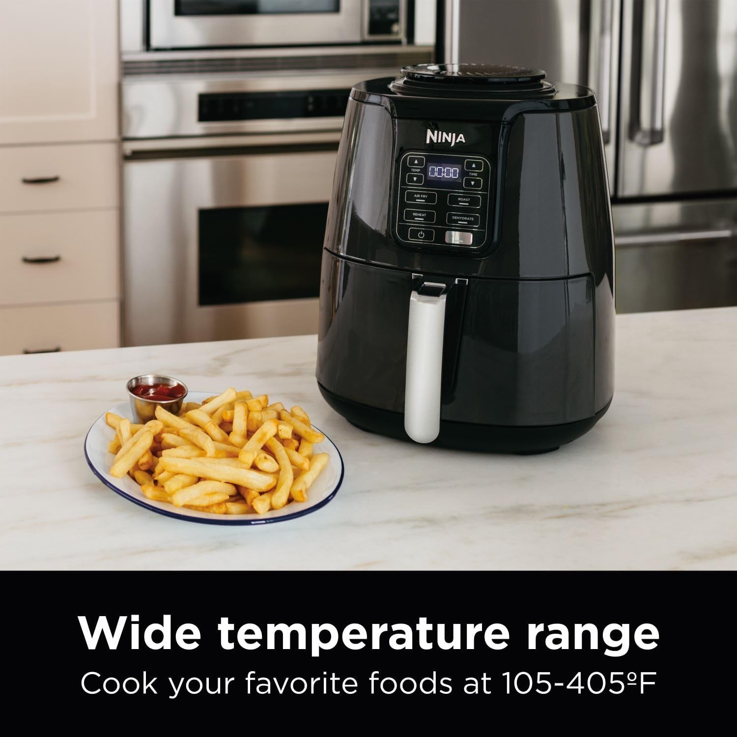 Ninja AF101 Air Fryer that Crisps Roasts Reheats & Dehydrates