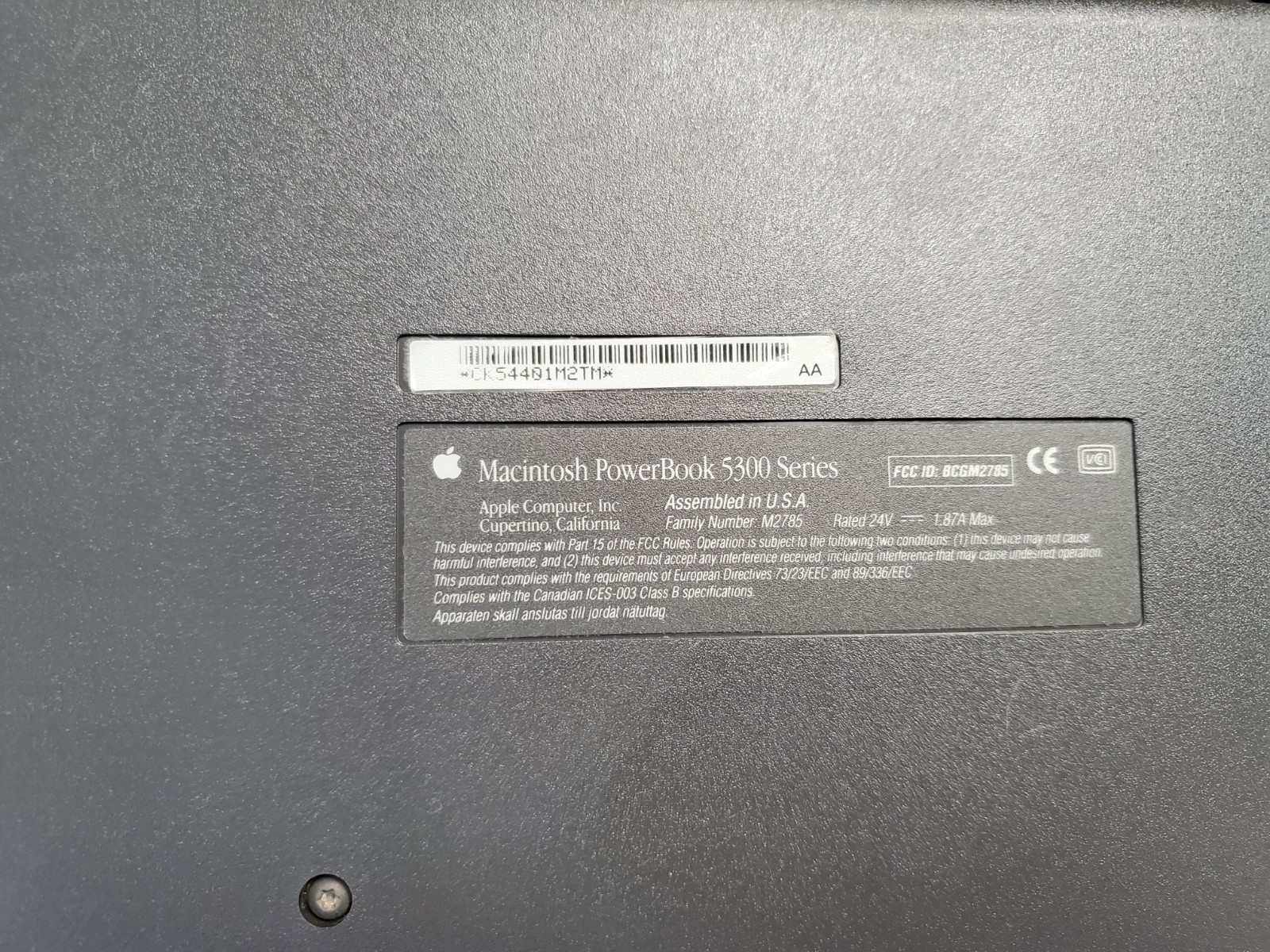 Vintage Apple Macintosh PowerBook 5300 Series *Untested* | LP333