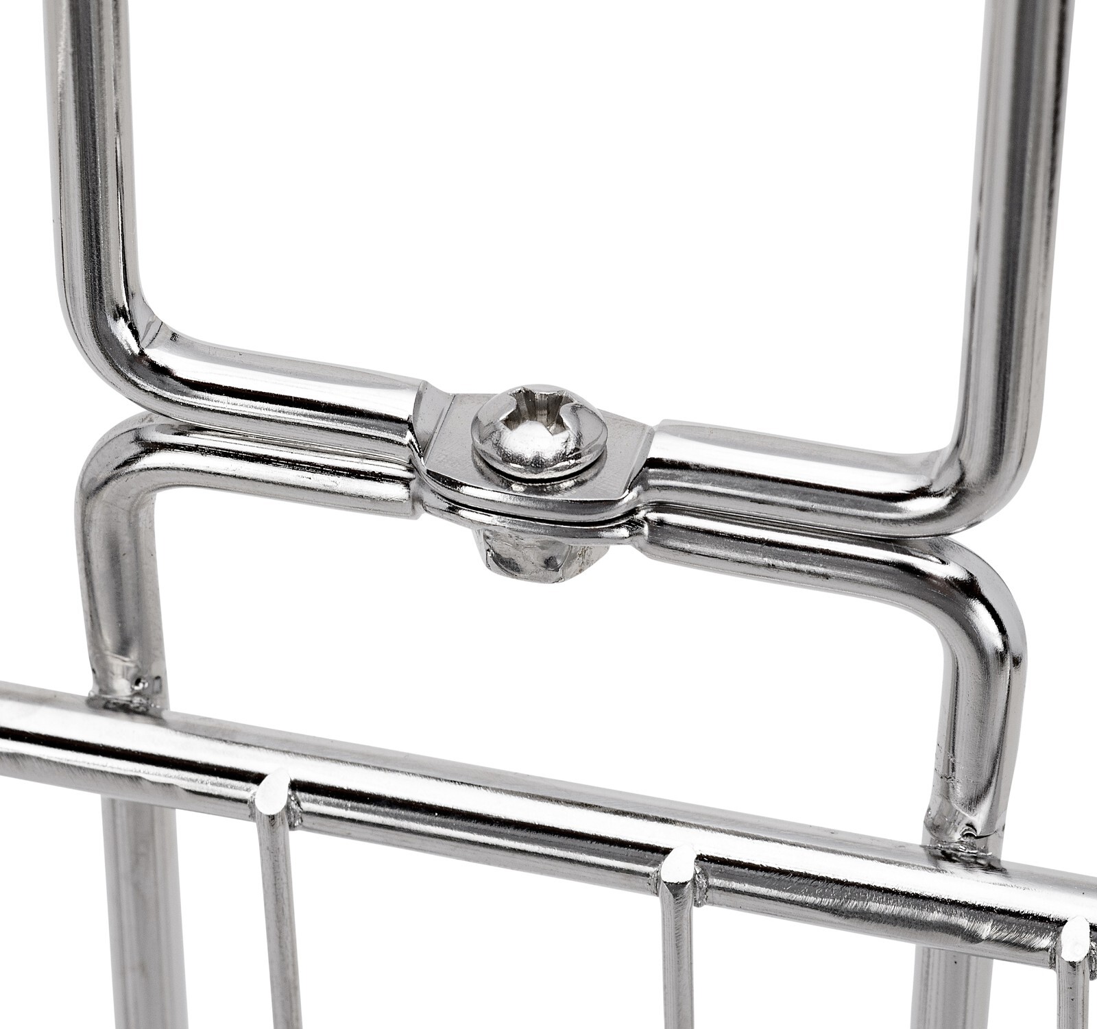 Rust Proof Stainless Steel Shower Floor Large Caddy / Shelf 3 Tiers No Drilling