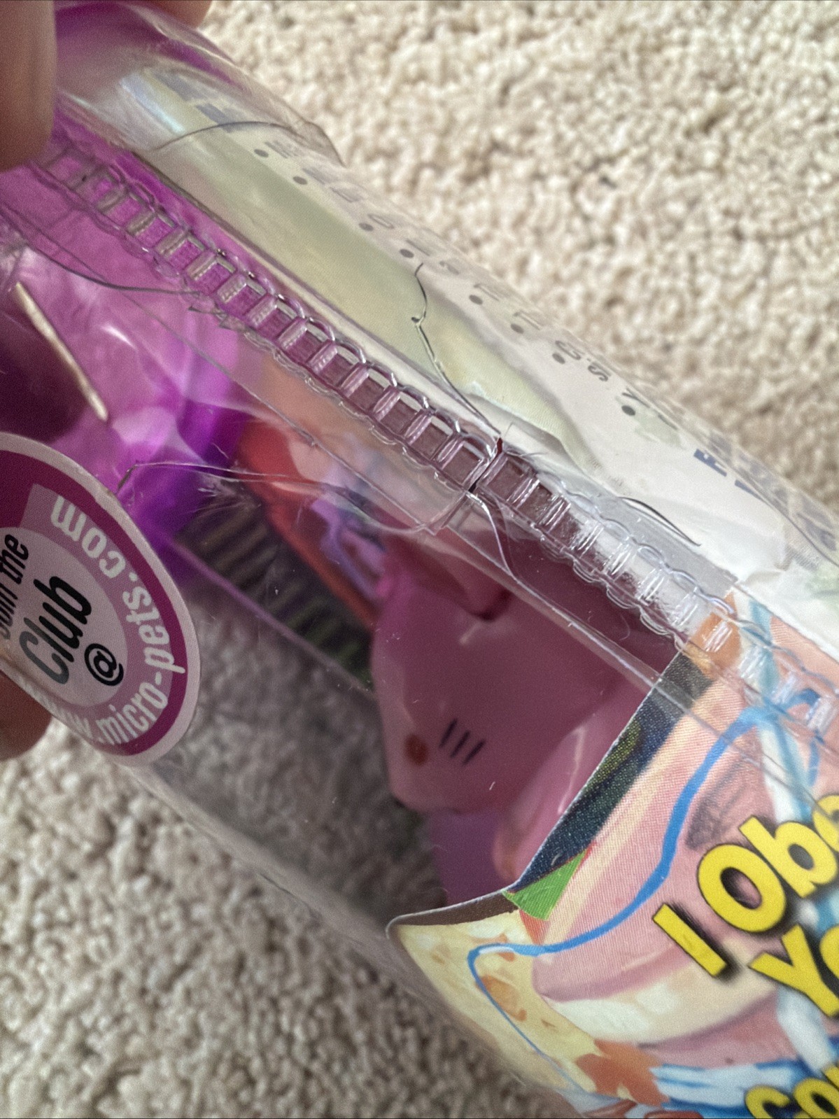 MicroPets Pink Mouse Pesto Series 3 2003 New Sealed