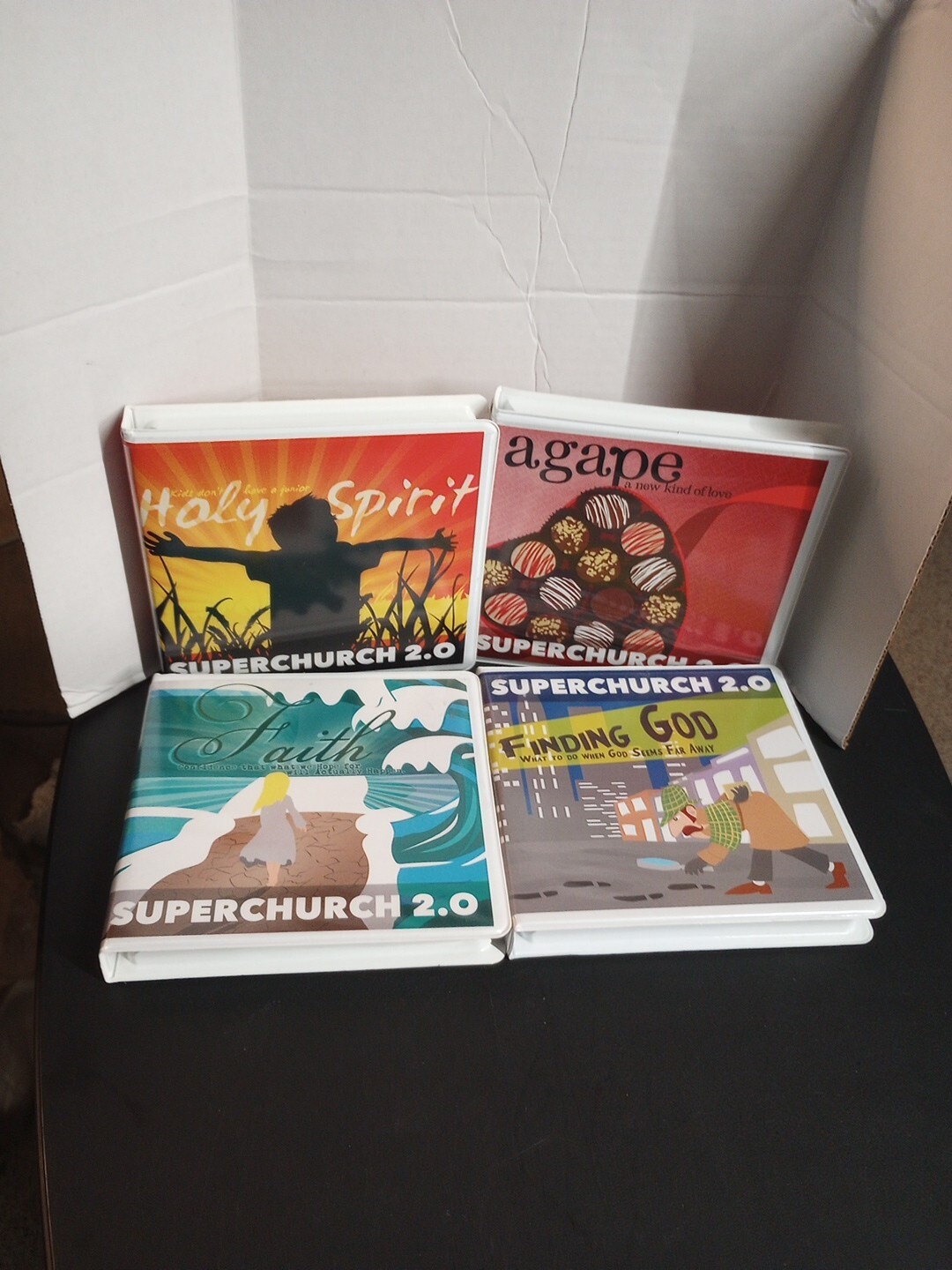 Superchurch 2.0 Classroom Dvd Lot Of 4 Agape, Holy Spirit, Faith, Finding God