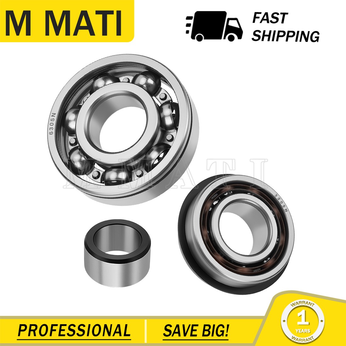 Transmission Bearings Kit For Yamaha Banshee 350 YFZ350 1987-2006 93311-22027-00