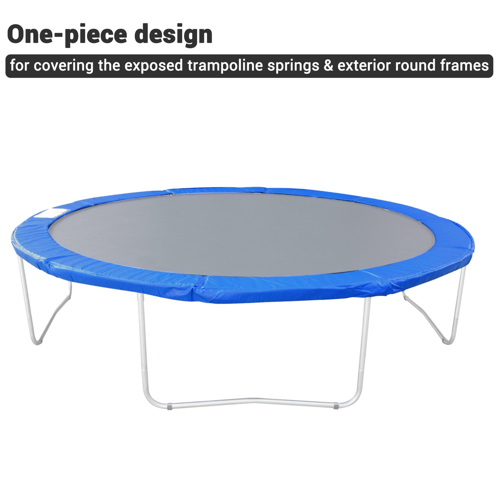 14' FT Round Trampoline Safety Pad Replacement EPE Foam Blue Spring Frame Cover