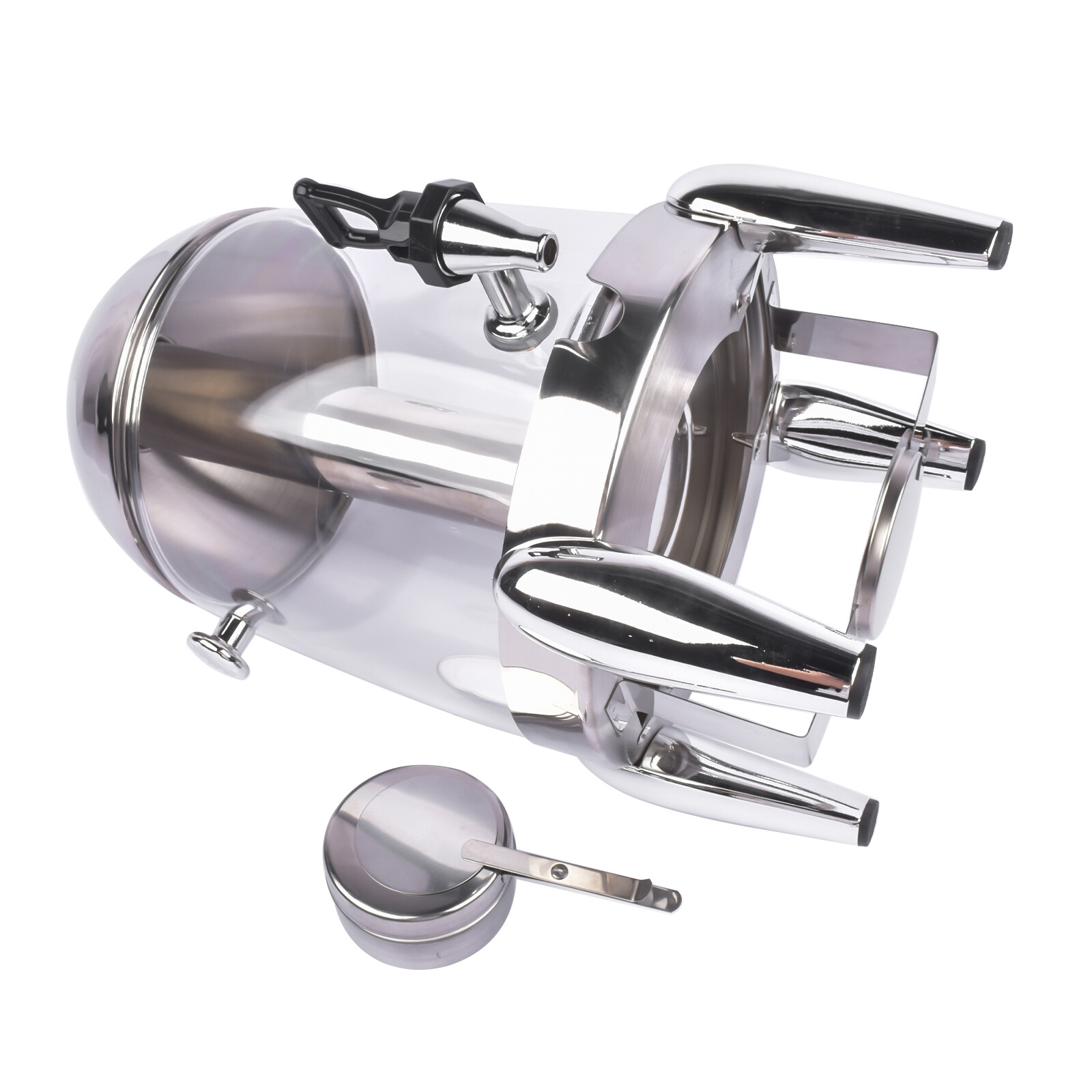 Beverage Dispenser for Hot & Cold Drinks with Ice Core and Stand,Coffee & Chafer