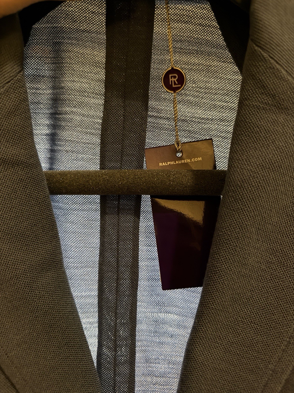 🔥NWT $1995 Ralph Lauren Purple Label Hadley Hand-Tailored Wool Piqué Blazer 38R