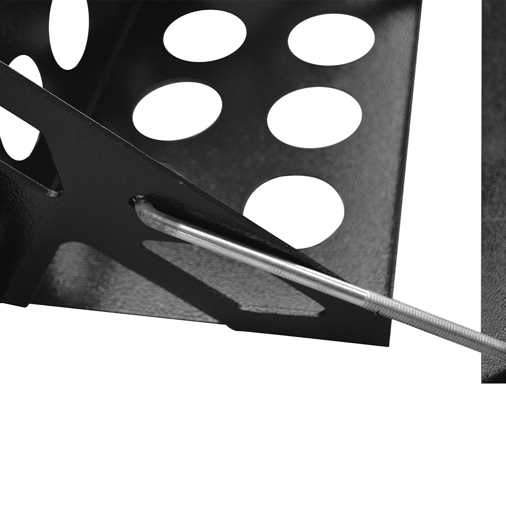 Universal Bolt on Battery Mounting Box Tray Fit 14.4" Overall Hold Down